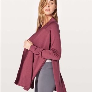 Lululemon Blissful Zen Sweater in So Merlot